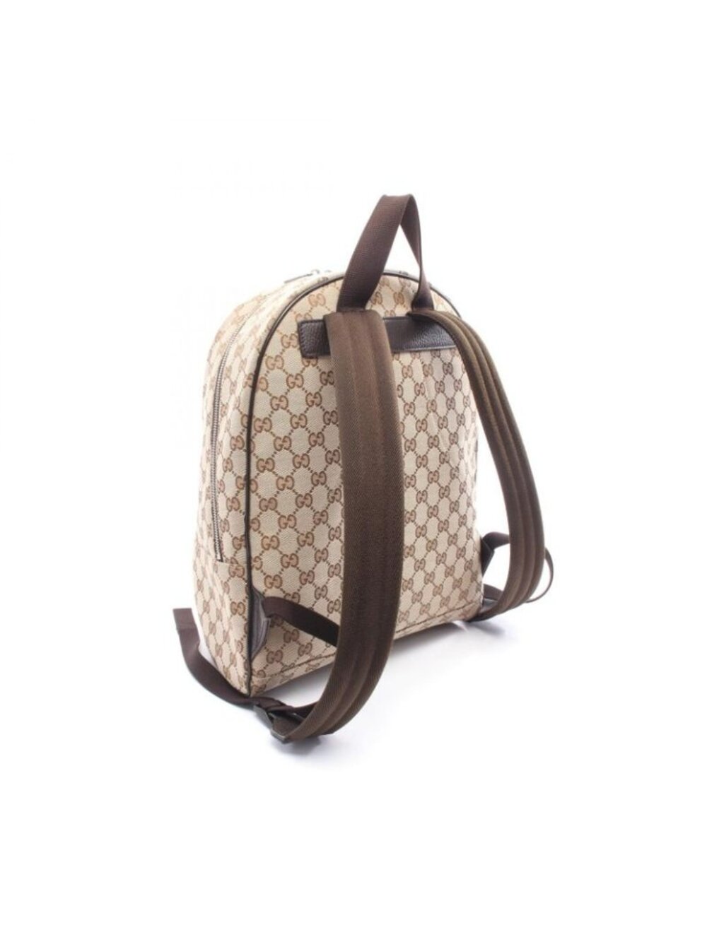 Gucci Backpack GG Canvas Beige Dark Brown - Picture 2 of 10
